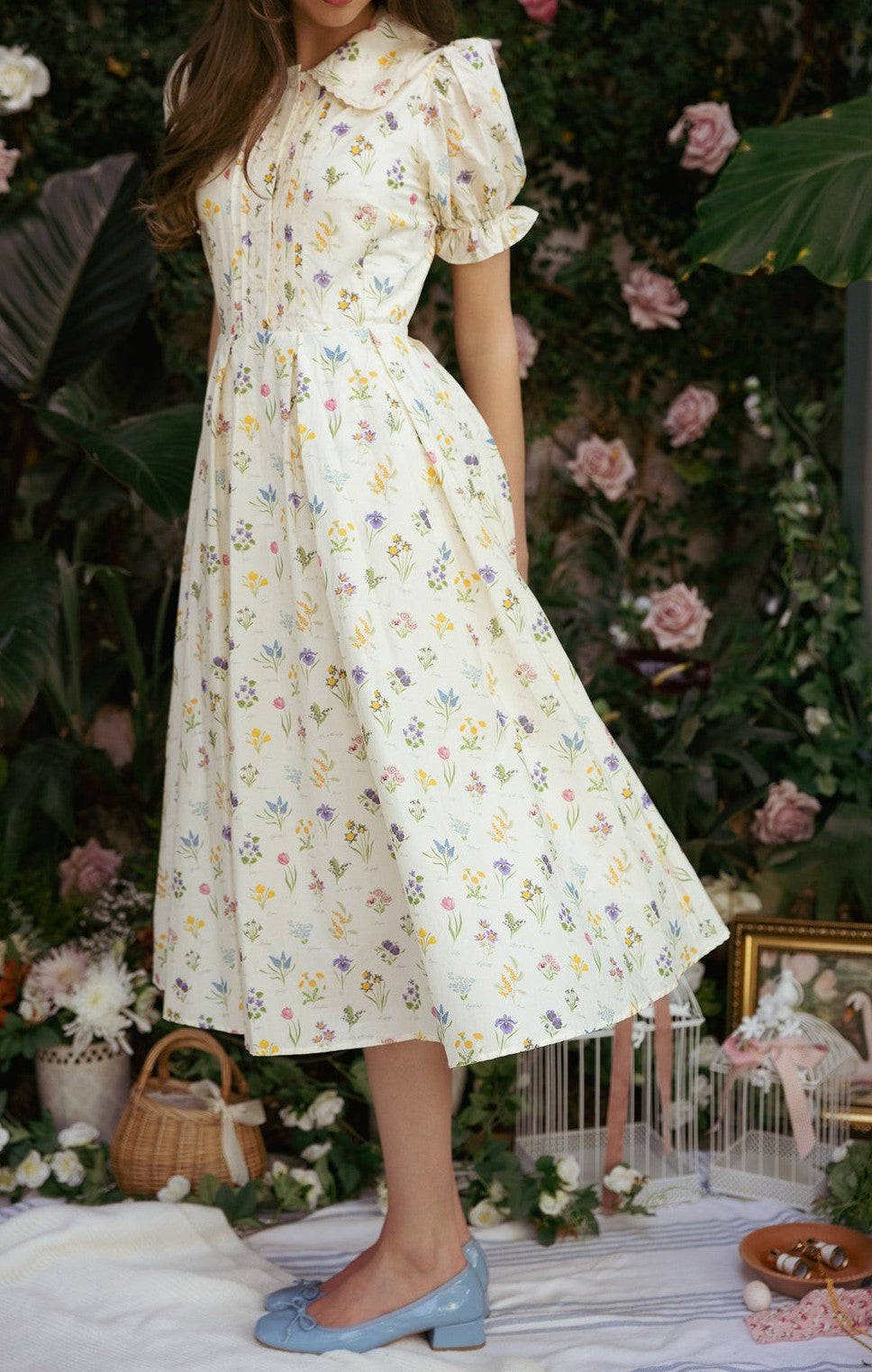 Sophia Dress in Garden Flowers | FREIOM®