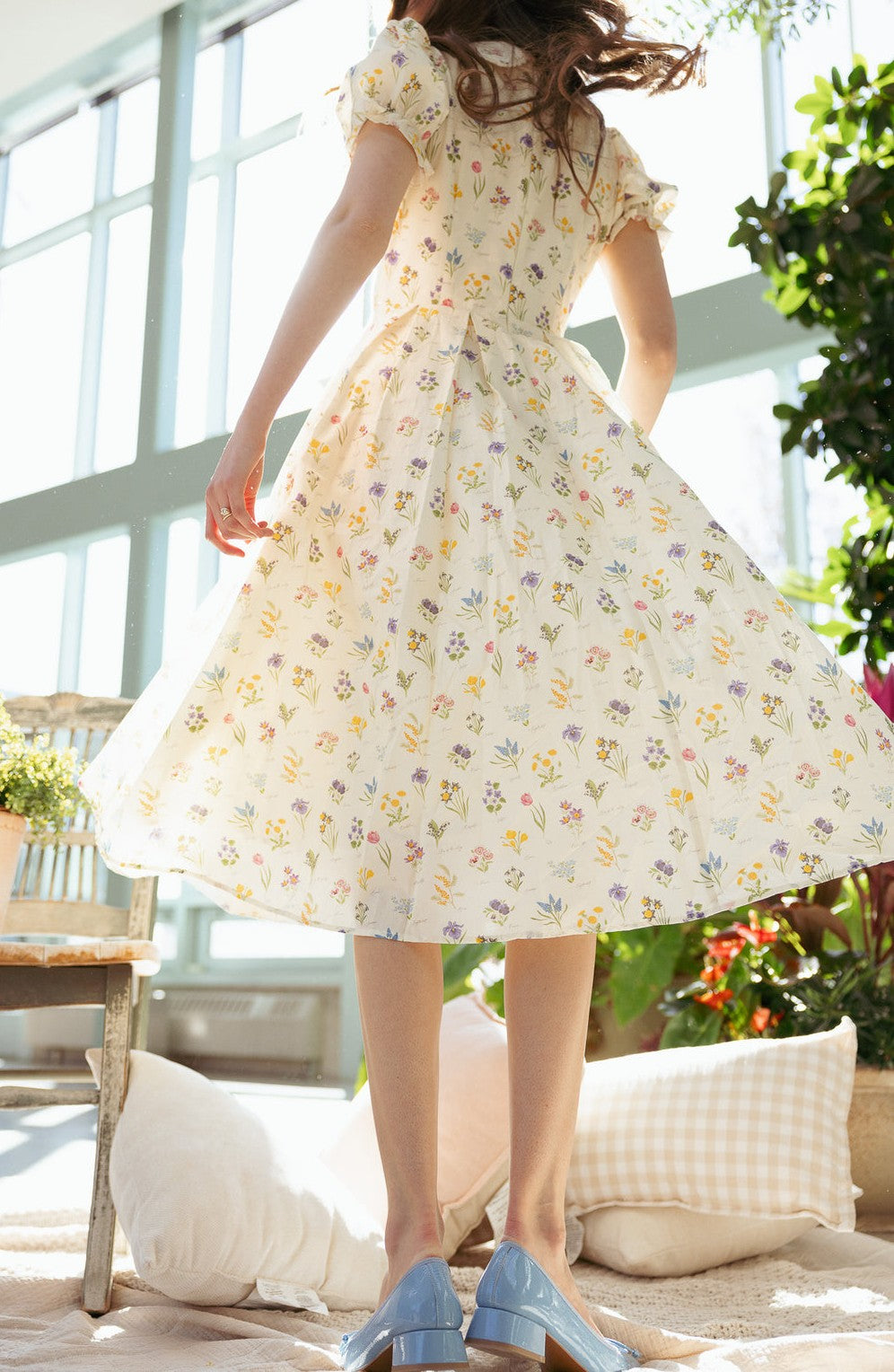 Sophia Dress in Garden Flowers | FREIOM®